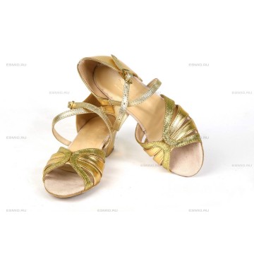 Рейтинговые туфли для бальных танцев «DanceMaster 1412K» 3см (Катя)