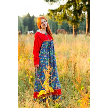 Платье «Любава» для русских народных танцев